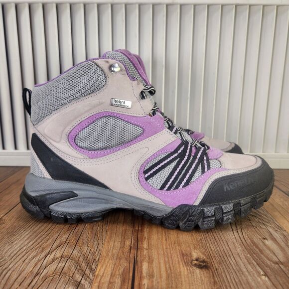 Kenetrek Bridger Ridge High Womens Size 9 M Tan Purple Waterproof Hiking Boots - Picture 1 of 10